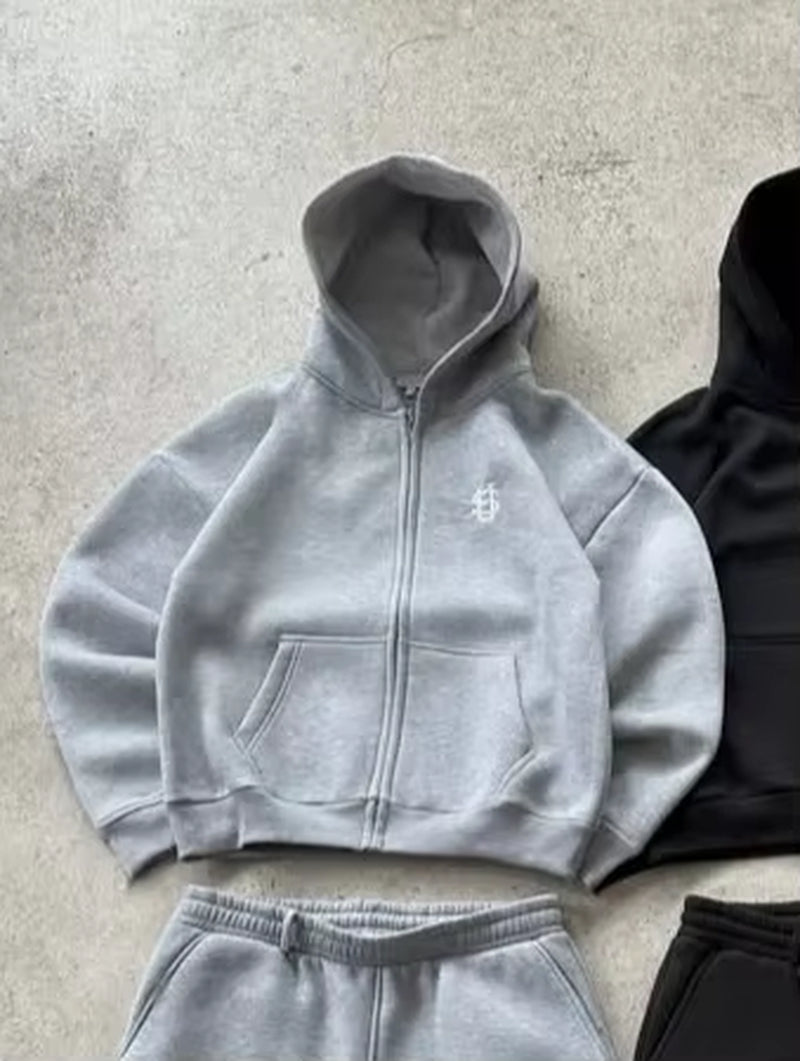Y2K Letter Zipper Hoodie Clothing Men'S Ala Lake Fashion Fashion Embroidery Oversized Oversized Hoodie Sweatshirt Zipper Jacket