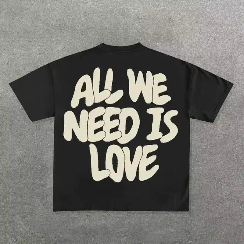 Ins Streetwear Y2K T Shirt Mens Harajuku Hip Hop Graphic Print Casual Cotton round Neck Tshirt Women Gothic Short Sleeve Tops