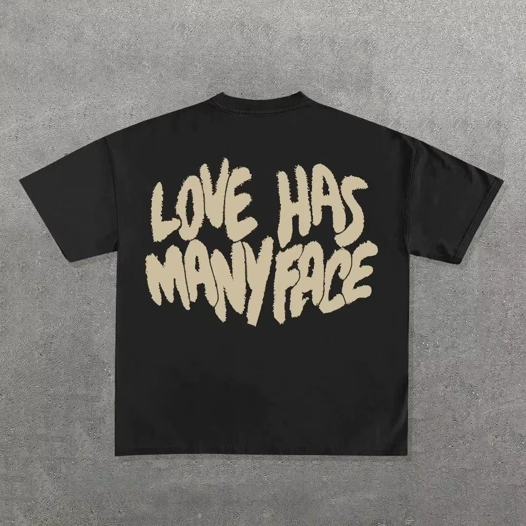 Ins Streetwear Y2K T Shirt Mens Harajuku Hip Hop Graphic Print Casual Cotton round Neck Tshirt Women Gothic Short Sleeve Tops