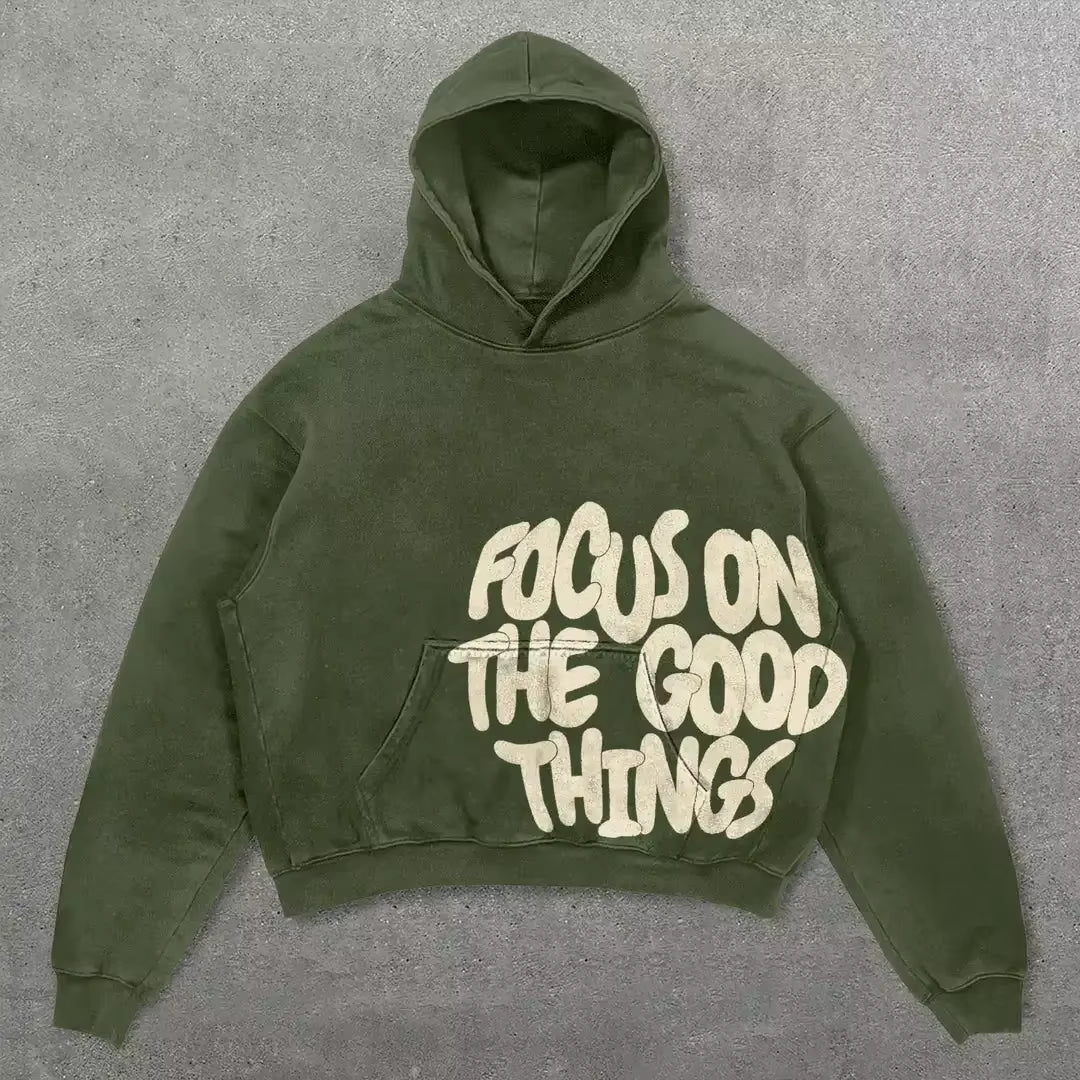 Harajuku Thickened Letter Print Oversized Hoodie Y2K Goth Hoodies Women Streetwear Tops Sweatshirt Grunge Clothes Men Clothing