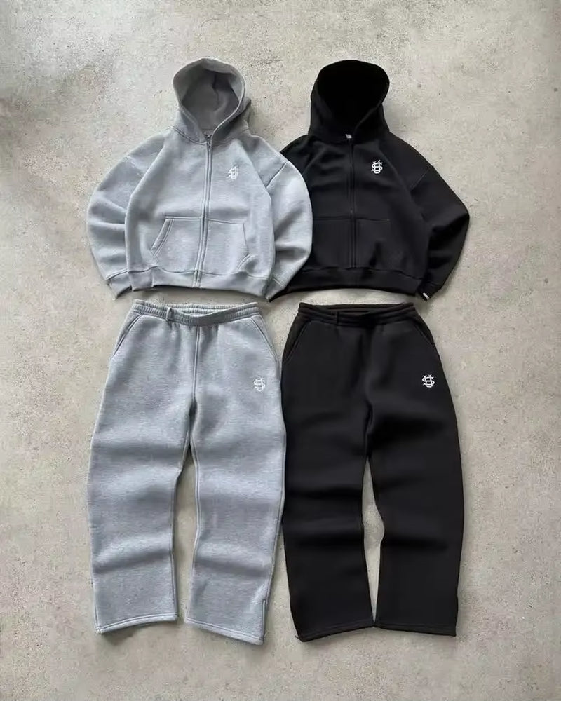Y2K Letter Zipper Hoodie Clothing Men'S Ala Lake Fashion Fashion Embroidery Oversized Oversized Hoodie Sweatshirt Zipper Jacket